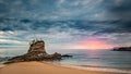 Camello Beach in Santander, Cantabria, Spain Royalty Free Stock Photo